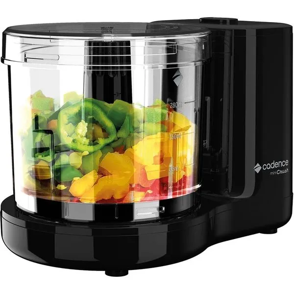 Mini Processador Cadence MPR530 Mini Crush 280ml - Preto Preto / 110