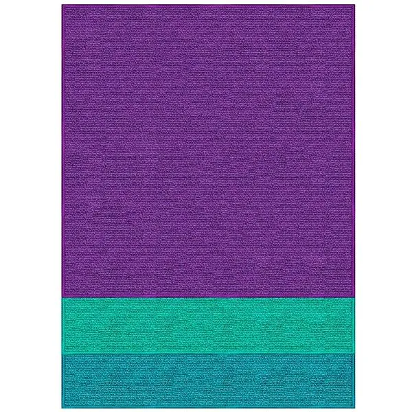 Conjunto de Panos Multiuso FlashLimp em Microfibra - 3 Peças Roxo, Verde água e Azul