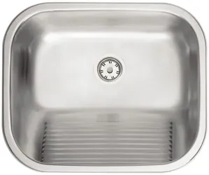Tanque de Encaixe Tramontina Hera em Aço Inox Acetinado 50x40 cm