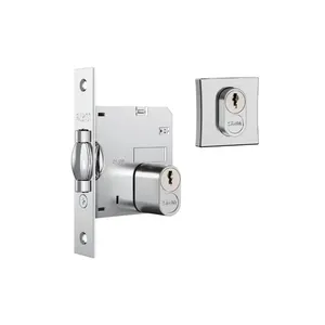 Fechadura Pivotante 1005 Redonda Inox - Stam Quadrado