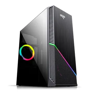 Gabinete Gamer Aigo Rainbow Mid-Tower Acrilico Preto