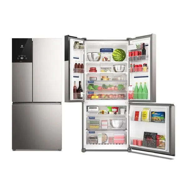 Geladeira Refrigerador Electrolux Efficient 3 Portas 590L Inox IM8S Inox / 220V