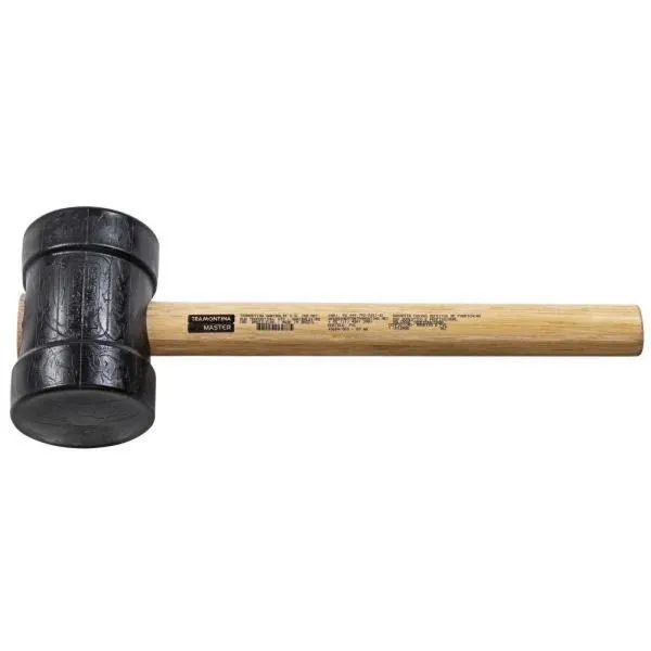 Martelo de Pvc 80 Mm Tramontina com Cabo de Madeira