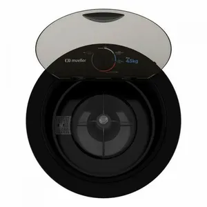 Tanquinho Mueller Plus 4.5Kg SemiautomáticoTimer Preto / 110V