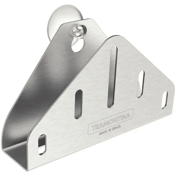 Suporte Porta Esponja de Lavar Louça com Ventosa Tramontina Aço Inox Bucha de Pia