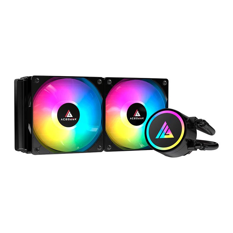 Water Cooler Acegeek E240 Rainbow 240mm Preto