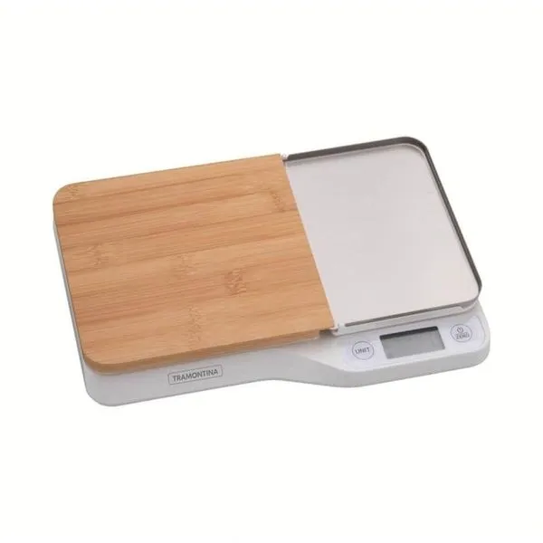 Balança Digital Para Cozinha Tramontina Adatto Com Tábua De Corte