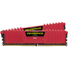 Memória DDR4 Corsair Vengeance LPX 16GB 2x8GB 3000MHz Red