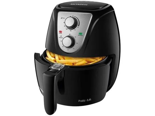 Air Fryer Mondial Pratic AF-36-BI Preta