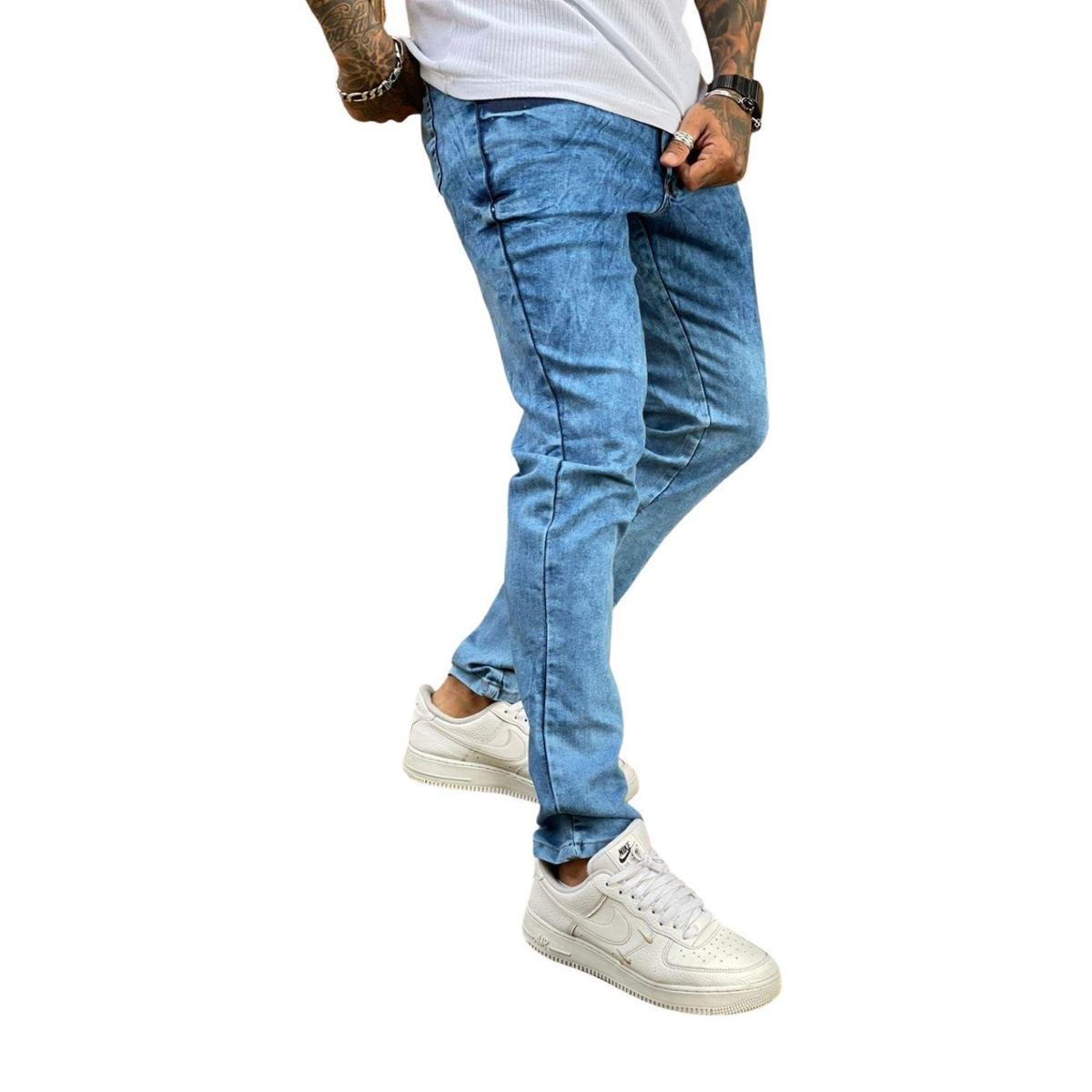 Calça Super Skinny Premium Street Estonada Blue