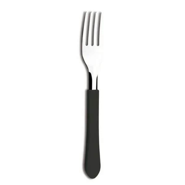 Garfo de Mesa Tramontina Leme com Lamina em Aço Inox e Cabo de Polipropileno Preto