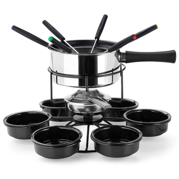 Aparelho de Fondue Forma Carroussel Mont Blanc 17 Peças - Inox