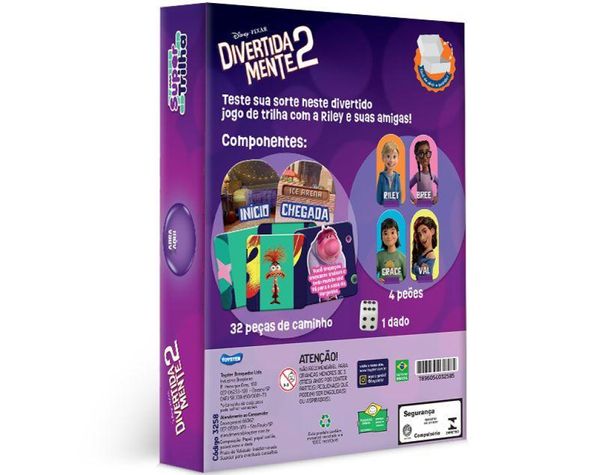 Divertida Mente 2 Jogo Supertrilha - Toyster