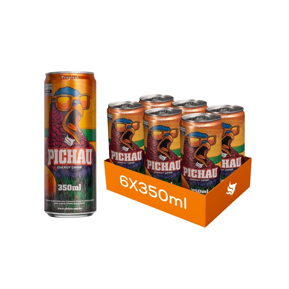 Pack Energético Pichau Tropical 6un