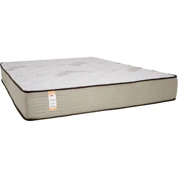 Colchão Queen Size Castor Dome One com Molejo Tecnopedic e Revestimento em Malha 27x158x198cm Bege