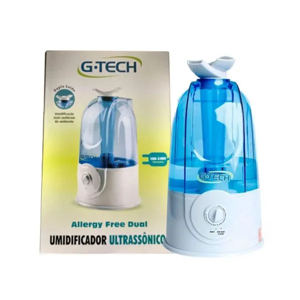 Umidificador Ultra Sonico G-TECH Allergy Free Dual 3L Bivolts