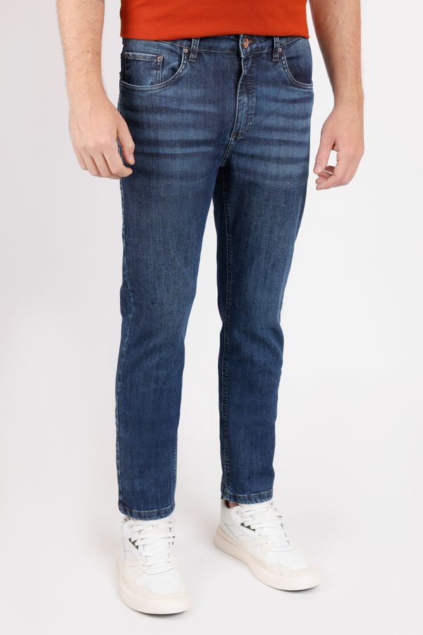 Calça Jeans Flex Dry Escura Azul Escuro