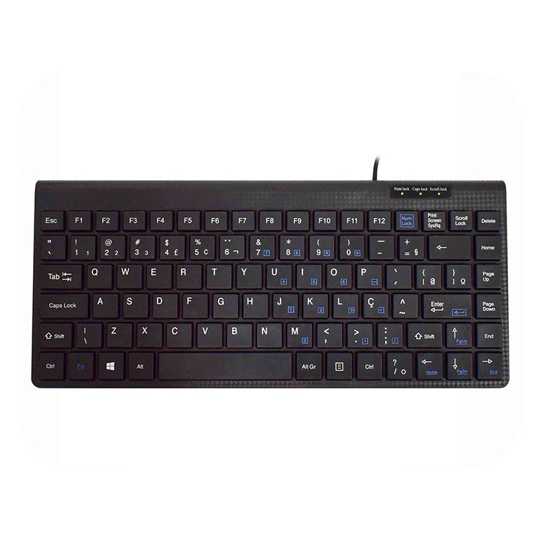 Teclado Membrana K-MEX KB-D428 ABNT2 USB Preto