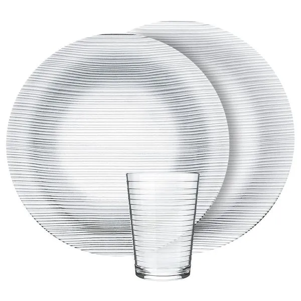 Aparelho de Jantar Duralex Diamante – 12 Peças