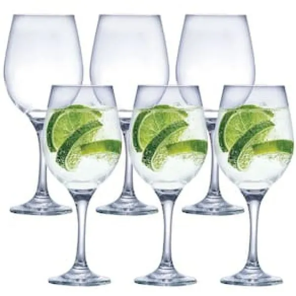 Conjunto de Taças para Água Ruvolo One 490 ml  6 Peças