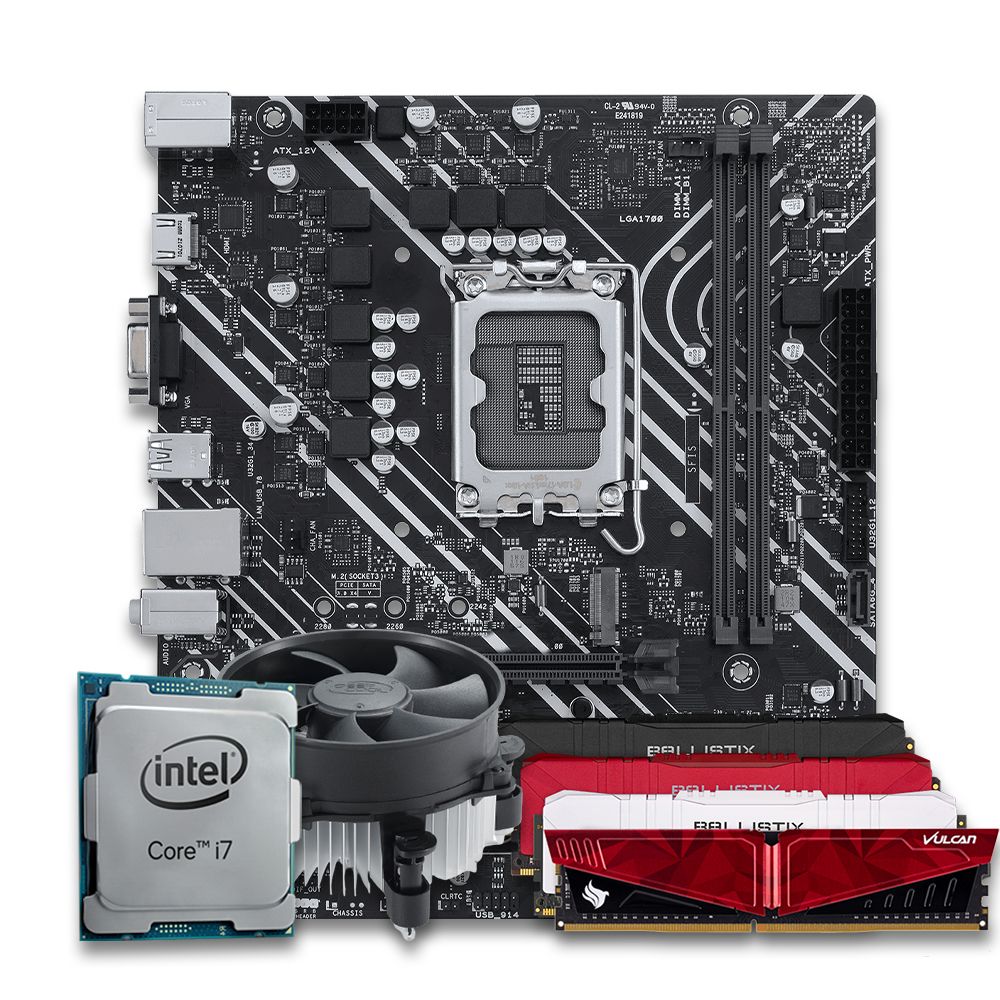 Pichau Kit Upgrade i7-13700F H610M DDR4