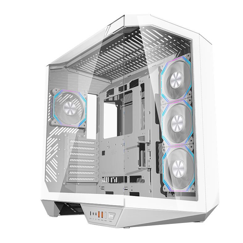 Gabinete Gamer Aigo Darkflash Arcee DY470 ARGB Full-Tower Branco