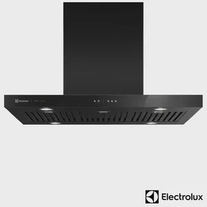 Coifa de Ilha Electrolux Pro Series 90 cm com Painel Eletrônico, Preta - 90CIV
