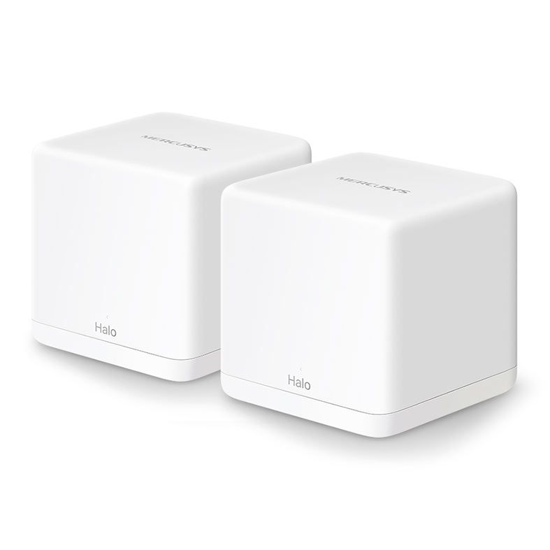 Sistema Wi-Fi Mesh Mercusys Halo H30G, (2-Pack), Wireless Dual Band AC1300, Branco