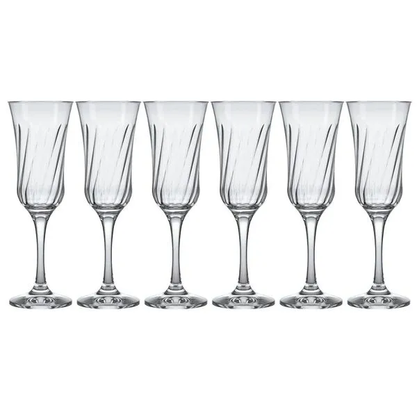 Conjunto de Taças para Champanhe Nadir Lírio 195 ml  6 Peças