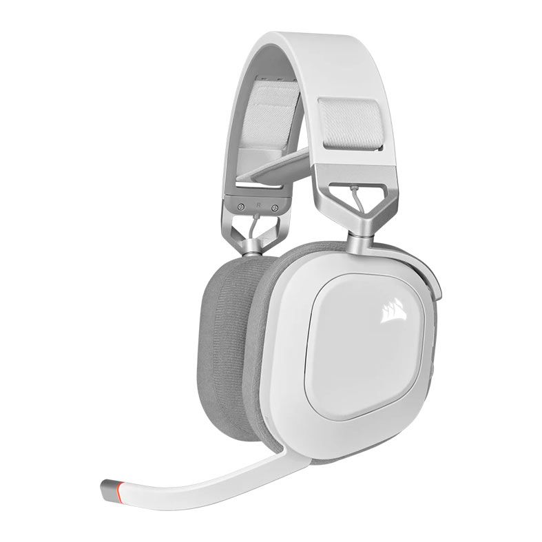 Headset Gamer Corsair HS80 Premium Wireless Branco
