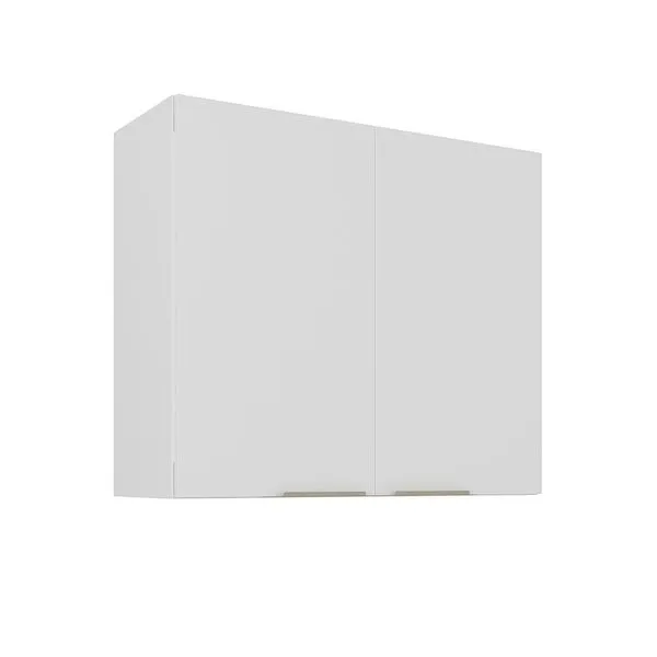Armário Aéreo Duplo Itatiaia Renova com 2 Portas, 1 Prateleira e 80cm de largura - Branco Neve Branco