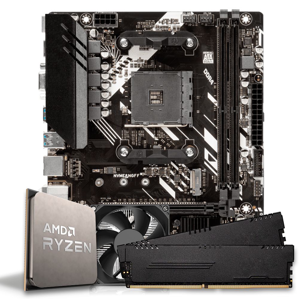 Pichau Kit Upgrade Ryzen 5 4500 B450M 16GB DDR4
