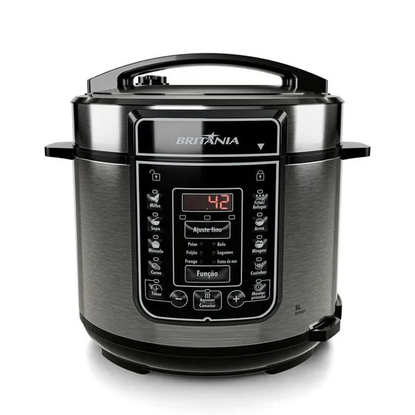 PAN PRESSAO ELET BRITANIA BPP05P 5L INOX 110V Inox / 220