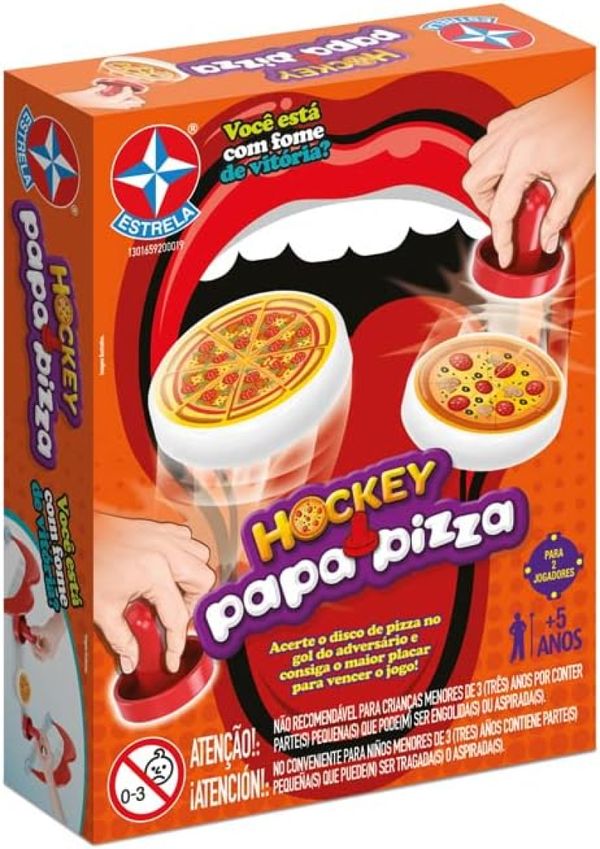 JOGO HOCKEY PAPA PIZZA - ESTRELA