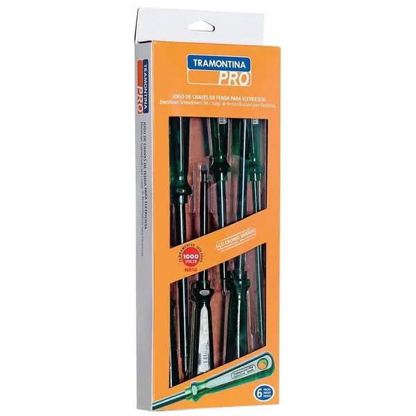 Jogo Eletricista Tramontina Pro EasyGrip – 6 Peças