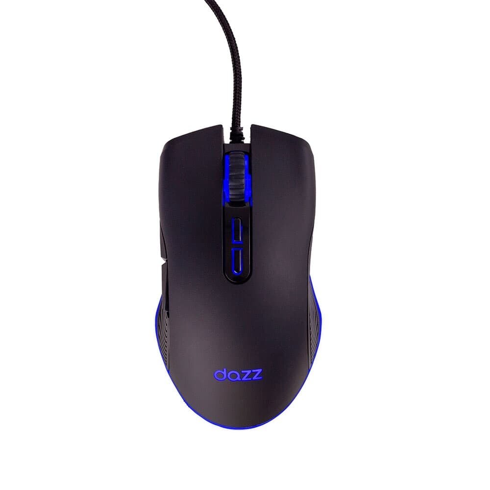 Mouse Gamer Dazz GMO2001 RGB 7200 DPI 7 Botões 500Hz Preto