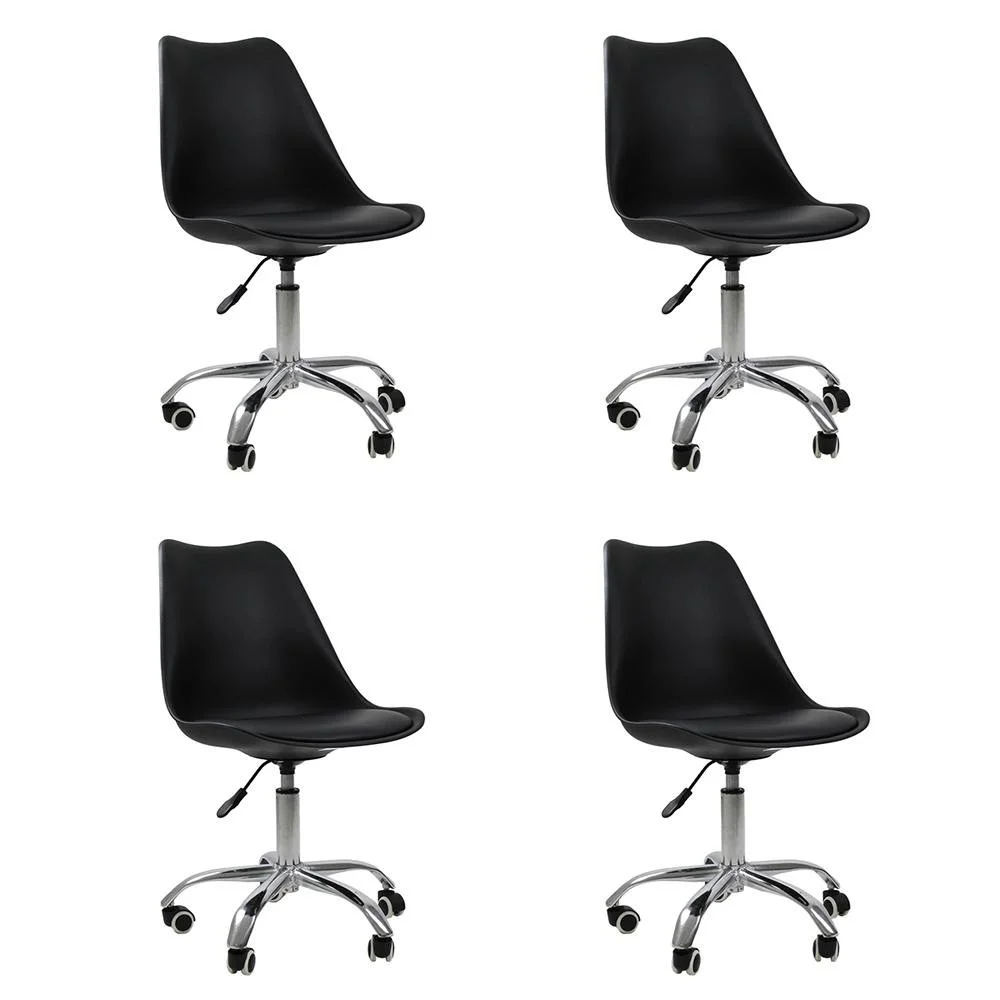 Kit 4 Cadeiras Saarinen Preto
