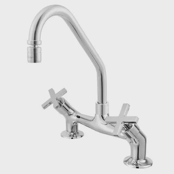 Torneira Misturador Cozinha Mesa 3006 C 28 Omega Meber Metais Cromado