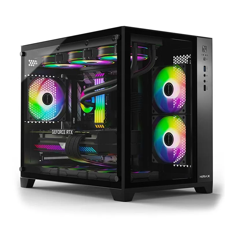 Gabinete Gamer Hyrax HGB710 Mini Tower M-ATX