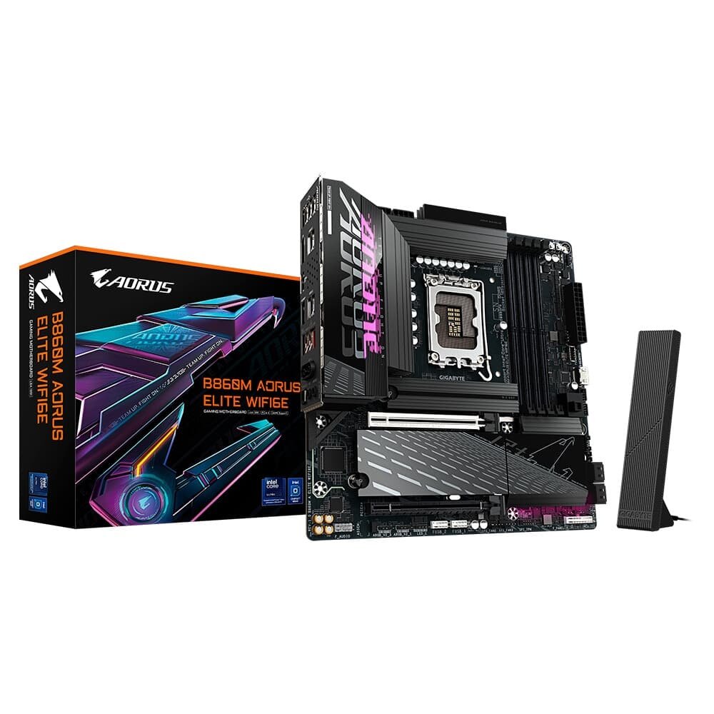 Placa Mãe Gigabyte B860M AORUS ELITE WIFI6E