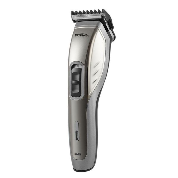 Máquina de Cortar Cabelo Britânia BCR20SG Preto Bivolt