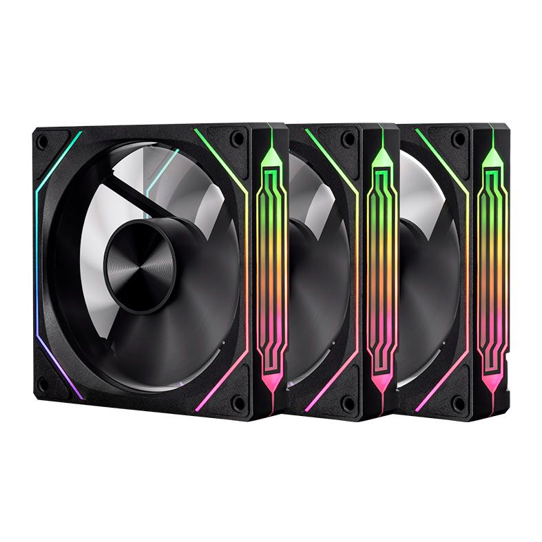 Kit Ventoinhas Pichau Ventus NX Reverse 3x120mm
