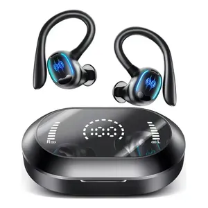 Fones De Ouvido Intra-auriculares Esportivos Bluetooth 5.3 Preto