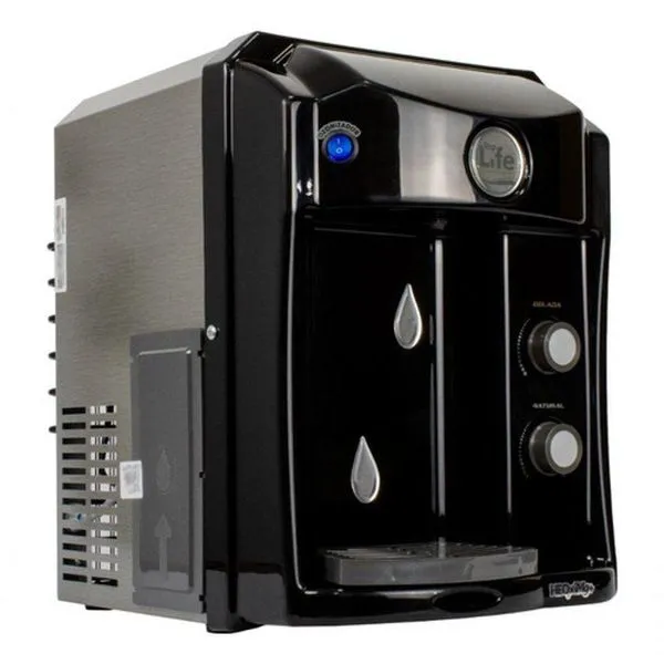 Purificador De Água Alcalina Ionizada Top Life Ozônio E Magnésio Preto 220V