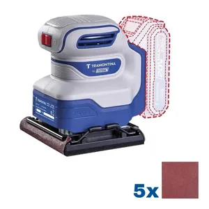 Lixadeira Tramontina by TOTAL 20V 12000 rpm Base Azul