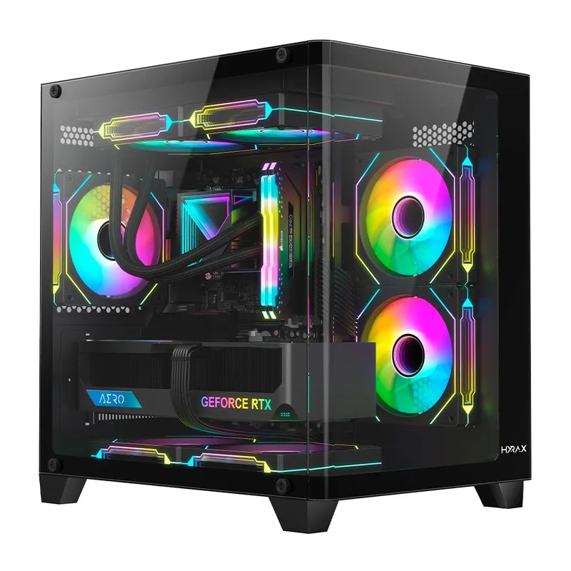 Gabinete Gamer Hyrax HGB750 Mini Tower M-ATX
