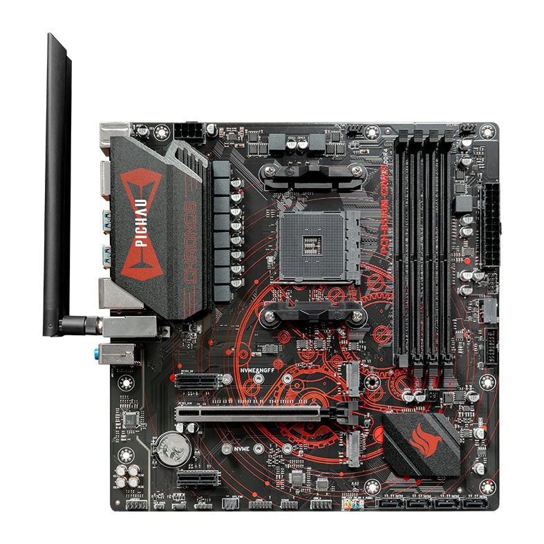 Placa Mae Pichau Chronos B550M-CR WiFi DDR4