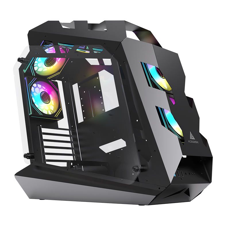 Gabinete Acegeek Vortex Mid-Tower Vidro Preto