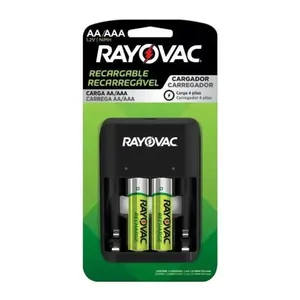 Carregador De Pilhas Aa-aaa Rayovac Sm-4 Usb