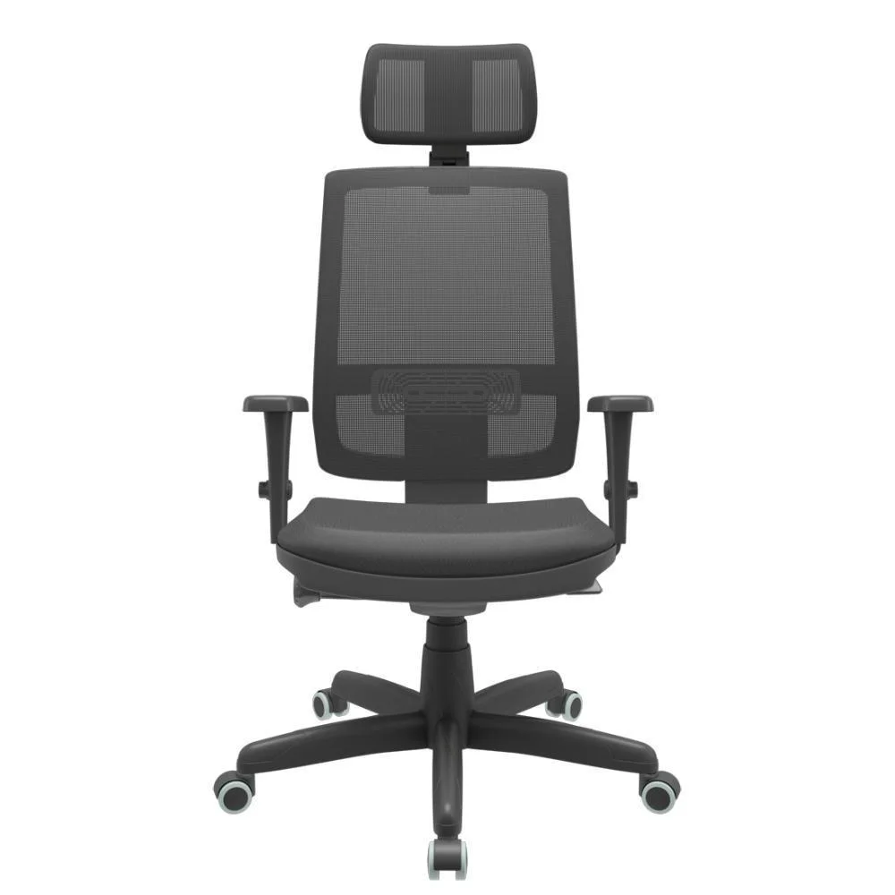 Cadeira Brizza NR17 120kg Autocompensador Couro